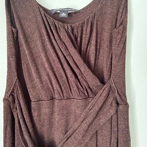 Banana Republic Brown Modal Knit Sleeveless Dress Size M Boho Flowy